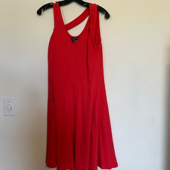 CITY CHIC- Strappy Halter Dress Summer Coral Midi Date Night Wedding
Guest 14 - Picture 2 of 8